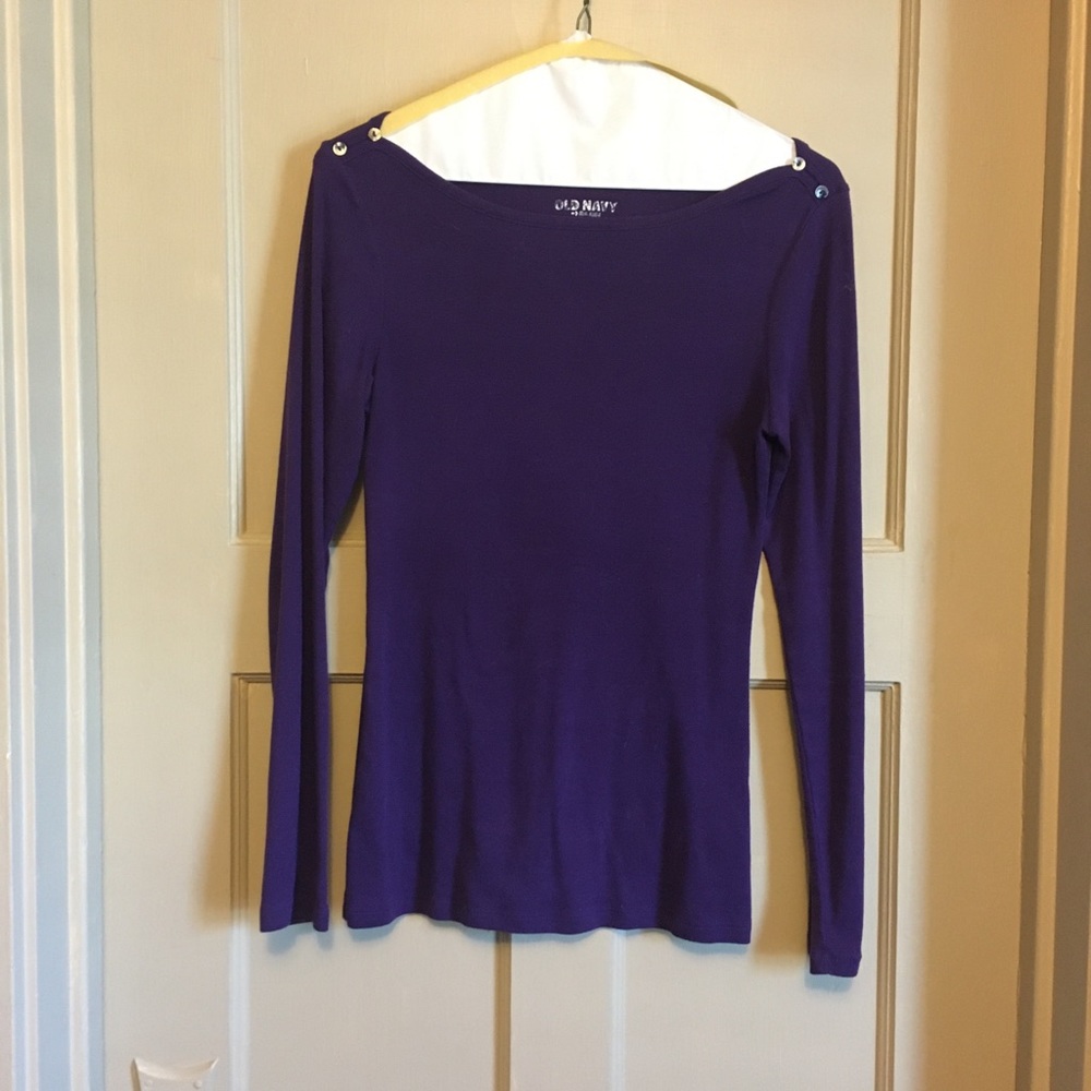 Old Navy purple long sleeve